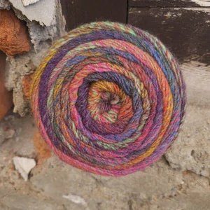 Sierra Color 7214 - Farebná melírovaná zimná vlna